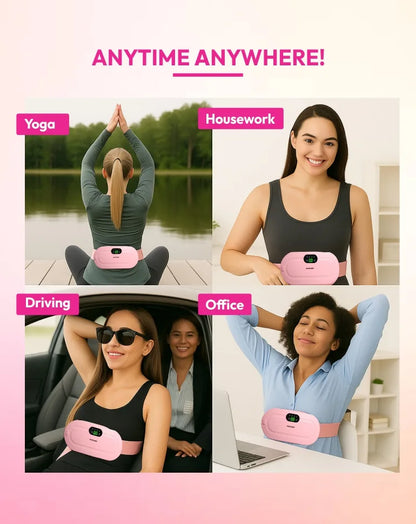 Period Cramp Comfort Massager with Heating Pad