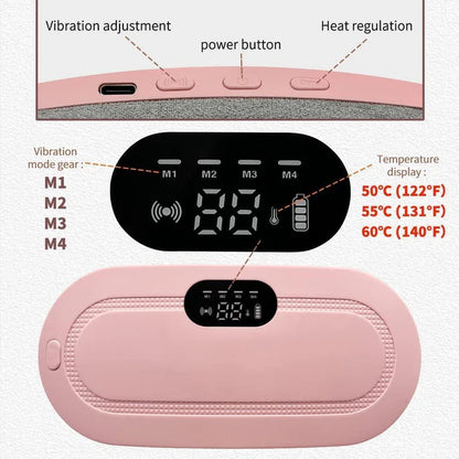 Period Cramp Comfort Massager with Heating Pad